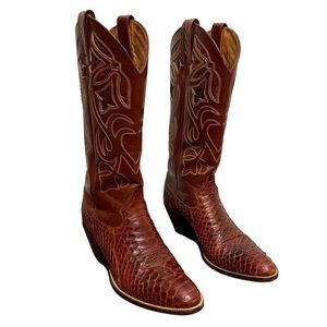 Dan Post Snakeskin Cowboy Boots